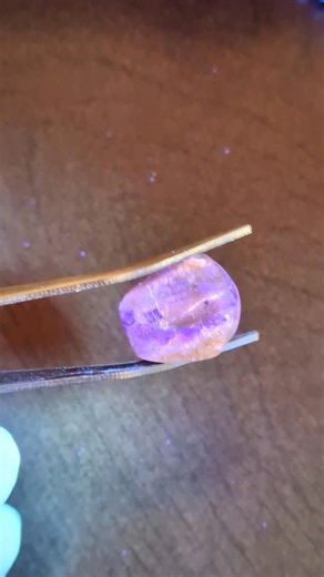 Beautiful purple 💜 fluorite gemstone ..im shaping it to put in tumble❤️❤️ #gems #gemstone #stone #fluorite #rock | Chekie Leonor Kloehn