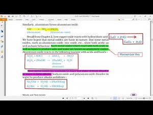 Metals and Non metals | Ch-3, Part-2 | Class 10 ncert science | explained in hindi