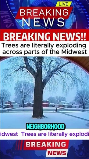 Trees are literally exploding across parts of the Midwest