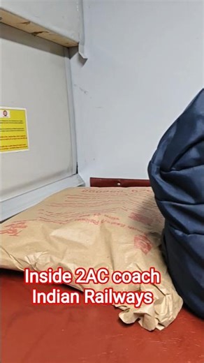 inside 2AC coach Indian Railways