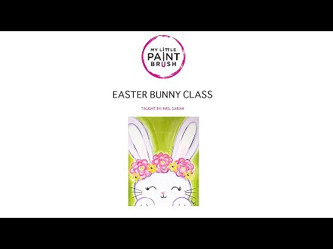 HOW TO PAINT! Acrylic Painting for Beginners | Easter Bunny Tutorial | My Little Paintbrush