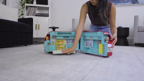 Radio Flyer Ride & Play Camper Playset, Ride-on for Kids, Red, Quantity 1