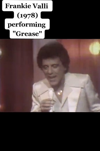 Frankie Valli Live Performance of Grease