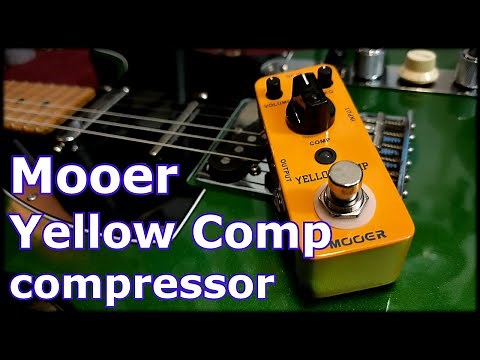 Mooer Yellow Comp Compressor pedal