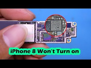 iPhone 8 Won't Turn On -No Power (issue ic Charging )#fixiphone #repairiphone #iphonerepair