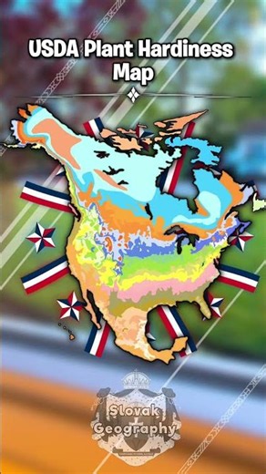 USDA plant Hardiness zone map #history #viral #fyp #eurovision