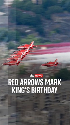 68K views · 1K reactions | Over 1,300 soldiers took part in the Trooping the Colour parade and RAF planes performed a flypast to mark the UK monarch's official birthday. #troppingthecolours #kingcharles #birthday | Sky News | Facebook