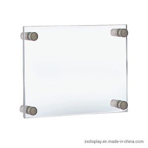 [Hot Item] Wall Mounted Acrylic Picture Frame Poster Display Floating Sign Holder