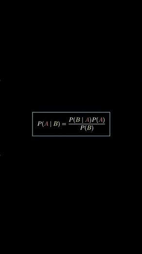 Bayes' Theorem Formula #bayes #probability #probabilityandstatistics #conditionalprobability #mat...