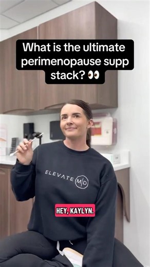 What supplements should every woman in #perimenopause consider? 🙌 (with or without HRT!)