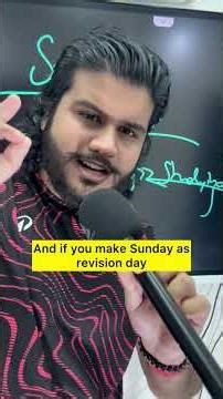 How Toppers Use Their SUNDAYS! #class12 #class10