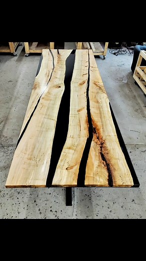 Backyard Resin | The Zebra Stripe Table 🦓 Link In Bio For A Table Quote 👆 . #epoxytable #woodworking #interiordesign #modernfurniture #modernhome... | Instagram