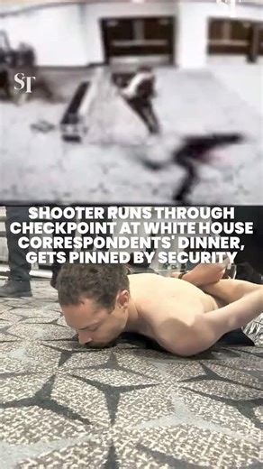 Suspected White House press dinner shooter runs through security checkpoint, gets pinned
