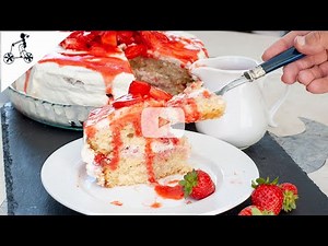 Easy Strawberry Shortcake Birthday Cake
