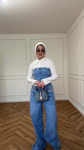 How to Style a Strapless Denim Jumpsuit | Outfit Ideas