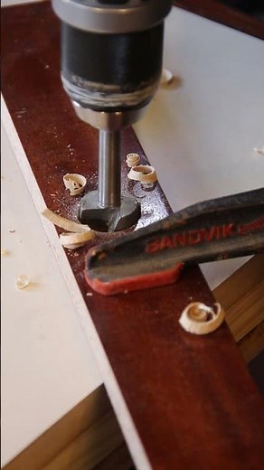 Drilling Large Holes in Small Holes with a Forstner Bit