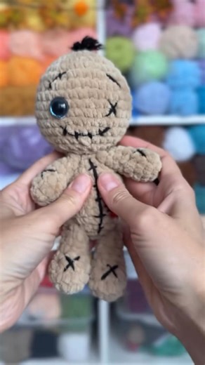 Meet my hilarious voodoo doll! 😆 She’s more mischievous than scary and guaranteed to make you laugh. Perfect for a little quirky fun in your day! Crochet patterns by Fionadolls @fionadolls #crochet #amigurumi #voodoodoll #funnytoy #handmade #crochetaddict #toycollector #crochetart #cuteandfunny #fionadolls | Julia Kor