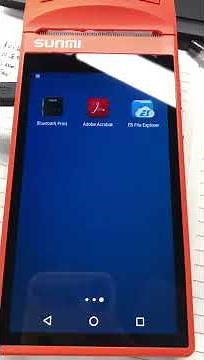 How to print receipt from web chrome browser of Sunmi V1s V2?