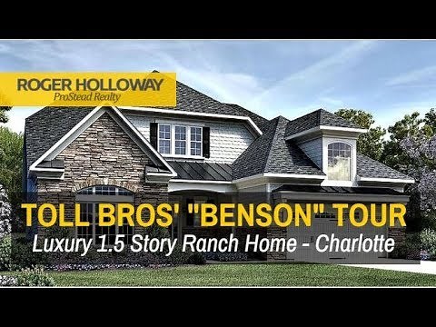 Toll Brothers' BENSON Luxury Ranch Home [Charlotte & Tega Cay]