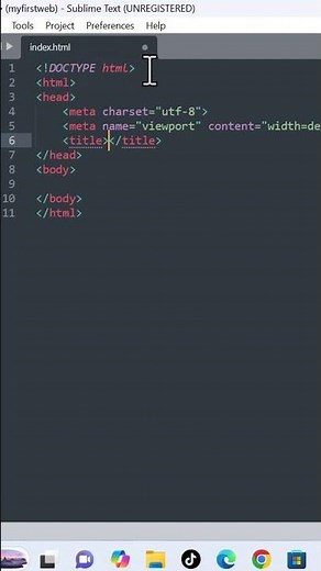 Create your First Web Page