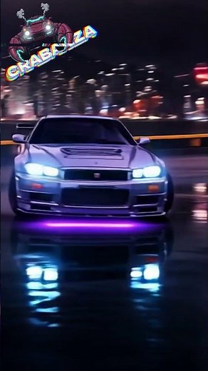 Nissan Skyline GT-R R34 animated phone wallpaper Live car background #car #gaming #racing #sigma