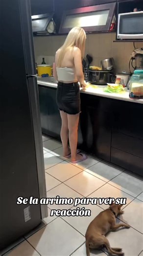 Se la arrimo para ver su reacción | Los Friquiz