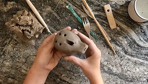 How to make a clay ocarina