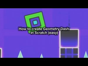 How to create Geometry Dash in Scratch (easy). #scratch