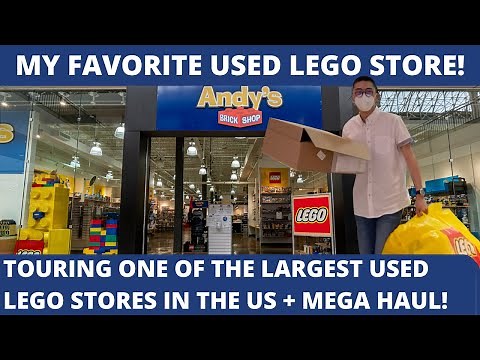 Visiting the LARGEST and BEST used/rare LEGO store in the US! Tour + $900 Haul!