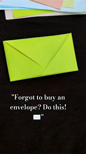 Easy DIY Paper Envelope ✉️ | Perfect for Letters! #shorts
