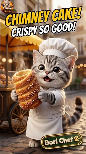 Chimney Cake Viral Recipe 🍦 Trdelník Crispy Sweet So Addictive