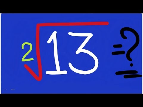 Square root of 13 | Clear Audio MIC | Squares and Square Root |