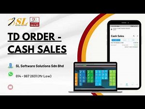 (中文) AutoCount TD Ordering - Cash Sales