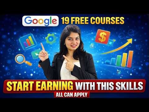 GOOGLE 19 FREE CERTIFICATION COURSES || ALL STUDENTS ELIGIBLE || UPSKILL OPPORTUNITY|| ADD TO RESUME