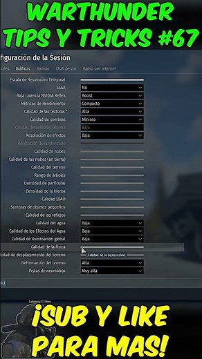 ✅COMPETITIVE GRAPHICS!! - GRAPHICS SETTINGS!! - WarThunder #shorts 🔴