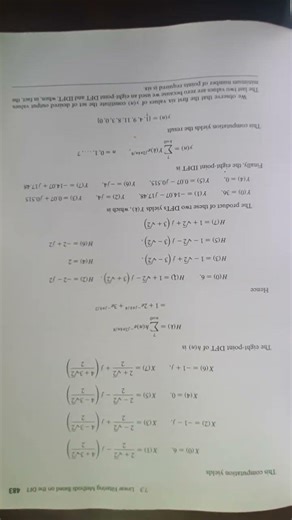 eg 7.3.1 resp of FIR filter with impulse response