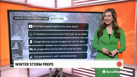 Winter storm preparations