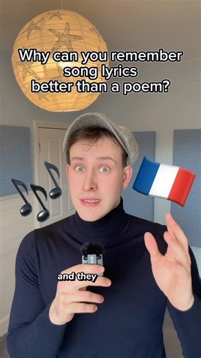 The science behind why songs make learning French easier 🎶🇫🇷 #French #LearnFrench