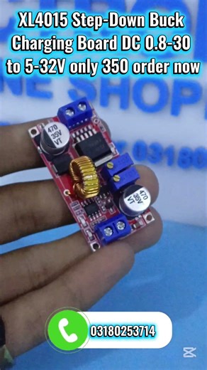 XL4015 Step-Down Buck Charging Board DC 0.8-30V to 5-32V only 350 order now