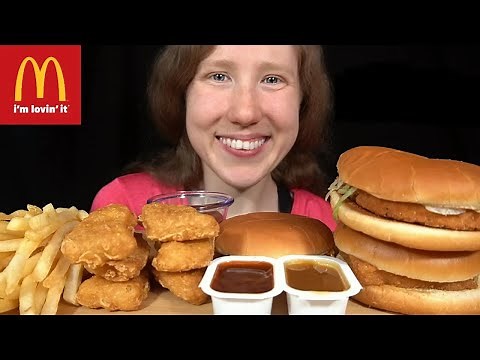 ASMR McDONALD'S FEAST MUKBANG (Mega Collab!) EATING SOUNDS