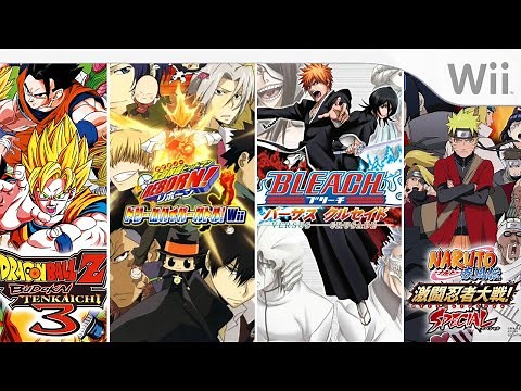 Anime Fighting Games for Wii