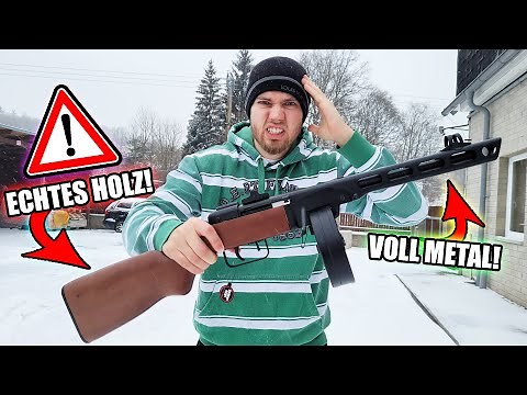 PPSH 41 Airsoft made of REAL WOOD and FULL METAL turns out to be a disaster...