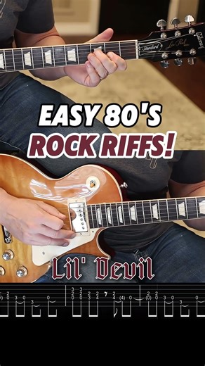 Lil' Devil Guitar Riff (The Cult) + TABS! 🤘