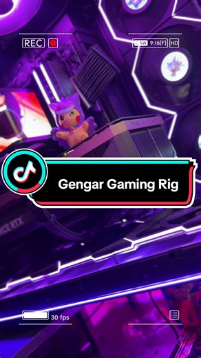 Swapped out my Gaming Rig decor to a GENGAR Theme. What do you think ? Pokemon meets PC Gaming. Win win. #gengar #pokemonfan #gamingrig #gamer #pokemontiktok