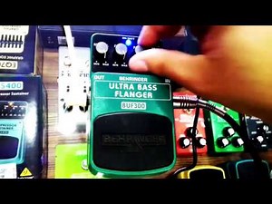 Behringer Ultra Bass Flanger (Guitar Test) - Quase Tudo Musical