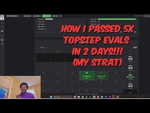 How I Passed 5 Topstep Accounts in Just 2 Days (My Exact Strategy)
