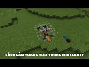 Cách tạo 2 trang trại trong Minecraft|Đạt Lê MC.