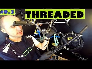 Adjusting The Bike Headset And Handlebar Height - PART 1 - Threaded One. TUTORIAL