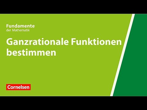 Ganzrationale Funktionen bestimmen | Fundamente der Mathematik | Erklärvideo