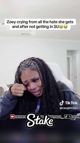 Zoey crying from the hate😭 #zoespencer #kaicenat #viral #fyp | zoe spencer